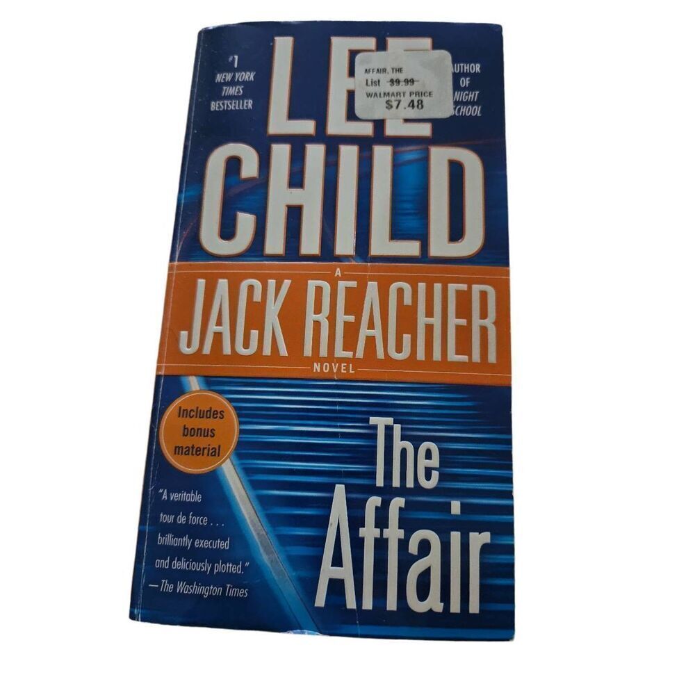 The affair by Lee Child Dell books isbn 9780440146305